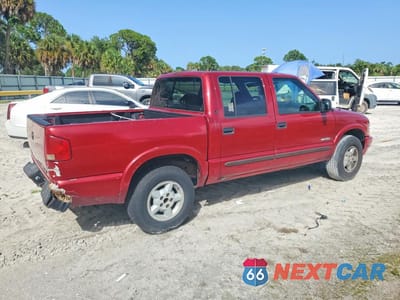 Trzecie zdjęcie samochodu z tyłu: 2004 CHEVROLET S TRUCK S10 VIN:1GCDT13X84K102499 - miniatura