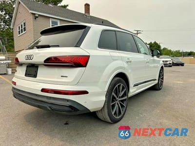Trzecie zdjęcie samochodu z tyłu: 2022 AUDI Q7 PREMIUM PLUS VIN:WA1LXBF74ND009142 - miniatura