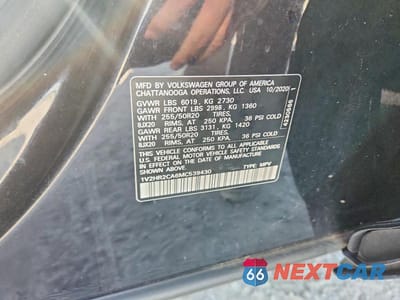 Zdjęcie 13 z 13 samochodu: 2021 VOLKSWAGEN ATLAS SE VIN:1V2HR2CA6MC539430 - miniatura
