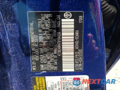 Zdjęcie 12 z 12 samochodu: 2007 TOYOTA CAMRY LE VIN:4T1BE46K47U134230 - miniatura