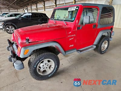 2002 JEEP WRANGLER / TJ SPORT 1J4FA49S62P770761 - główne zdjęcie licytacji z USA - miniatura