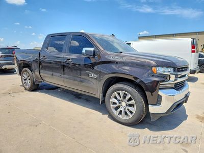 Czwarte zdjęcie samochodu z boku: 2019 CHEVROLET SILVERADO C1500 LT VIN:1GCPWCEDXKZ209996 - miniatura
