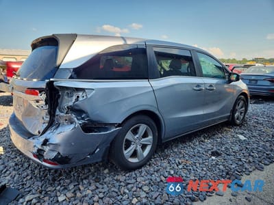 Trzecie zdjęcie samochodu z tyłu: 2019 HONDA ODYSSEY EXL VIN:5FNRL6H78KB116764 - miniatura