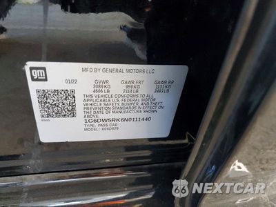 Zdjęcie 12 z 12 samochodu: 2022 CADILLAC CT5 LUXURY VIN:1G6DW5RK6N0111440 - miniatura