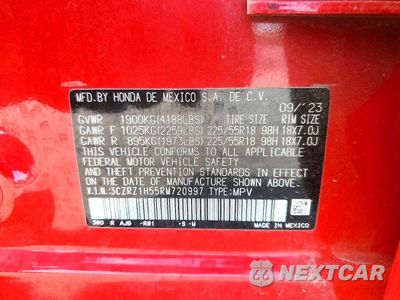 Zdjęcie 13 z 13 samochodu: 2024 HONDA HR-V SPORT VIN:3CZRZ1H55RM720997 - miniatura