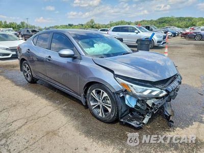 Czwarte zdjęcie samochodu z boku: 2020 NISSAN SENTRA SV VIN:3N1AB8CV1LY284806 - miniatura