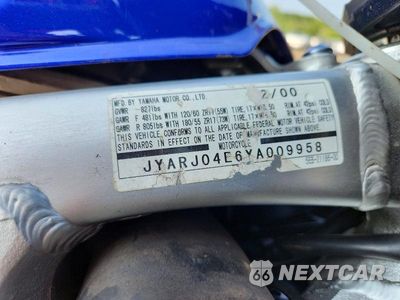 Zdjęcie 17 z 18 samochodu: 2000 YAMAHA YZFR6 L VIN:JYARJ04E6YA009958 - miniatura
