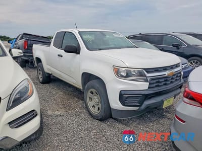 Czwarte zdjęcie samochodu z boku: 2021 CHEVROLET COLORADO VIN:1GCHSBEA6M1207762 - miniatura