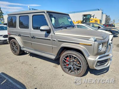 Czwarte zdjęcie samochodu z boku: 2021 MERCEDES-BENZ G 63 AMG VIN:W1NYC7HJ9MX417624 - miniatura