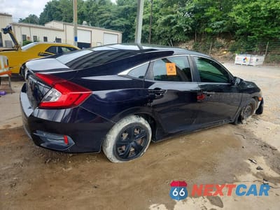 Trzecie zdjęcie samochodu z tyłu: 2018 HONDA CIVIC LX VIN:2HGFC2F59JH536170 - miniatura