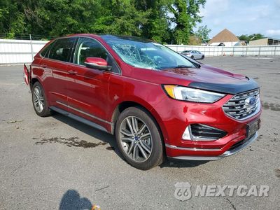 Czwarte zdjęcie samochodu z boku: 2019 FORD EDGE TITANIUM VIN:2FMPK4K91KBB52068 - miniatura