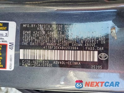 Zdjęcie 12 z 12 samochodu: 2011 TOYOTA CAMRY LE VIN:4T1BF3EK4BU203984 - miniatura