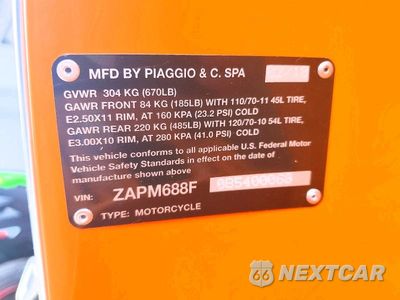 Zdjęcie 9 z 9 samochodu: 2011 VESPA LX 150IE VIN:ZAPM688F0B5400068 - miniatura