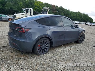 Trzecie zdjęcie samochodu z tyłu: 2023 TESLA MODEL Y VIN:7SAYGDEF4PF897910 - miniatura
