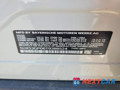 Zdjęcie 12 z 12 samochodu: 2026 BMW X3 30 XDRIVE VIN:5UX53GP06T9388524 - miniatura