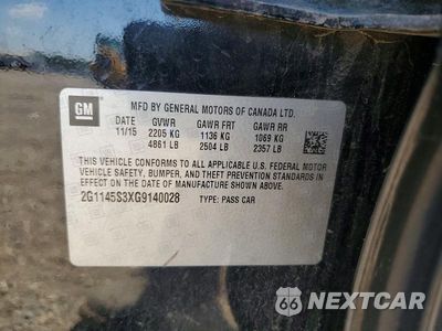 Zdjęcie 12 z 12 samochodu: 2016 CHEVROLET IMPALA LTZ VIN:2G1145S3XG9140028 - miniatura