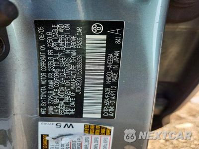 Zdjęcie 12 z 12 samochodu: 2005 TOYOTA PRIUS BASE VIN:JTDKB20U153088628 - miniatura
