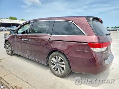 Drugie zdjęcie samochodu z przodu: 2015 HONDA ODYSSEY TOURING VIN:5FNRL5H92FB063738 - miniatura