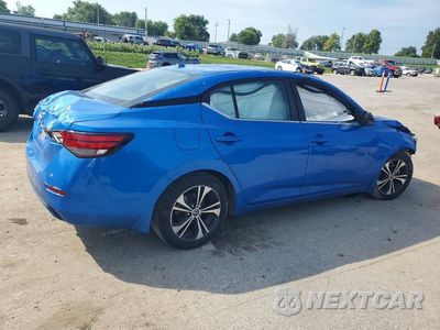 Trzecie zdjęcie samochodu z tyłu: 2021 NISSAN SENTRA SV VIN:3N1AB8CV6MY266285 - miniatura