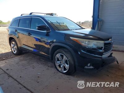 Czwarte zdjęcie samochodu z boku: 2015 TOYOTA HIGHLANDER LIMITED VIN:5TDYKRFH9FS075333 - miniatura
