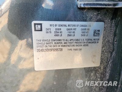 Zdjęcie 12 z 12 samochodu: 2015 BUICK REGAL VIN:2G4GL5EX5F9295728 - miniatura