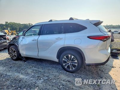 Drugie zdjęcie samochodu z przodu: 2023 TOYOTA HIGHLANDER HYBRID XLE VIN:5TDKBRCH4PS585729 - miniatura