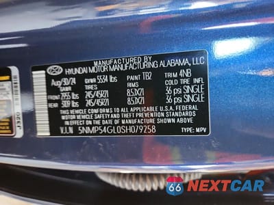Zdjęcie 13 z 13 samochodu: 2025 HYUNDAI SANTA FE CALLIGRAPHY VIN:5NMP54GL0SH079258 - miniatura