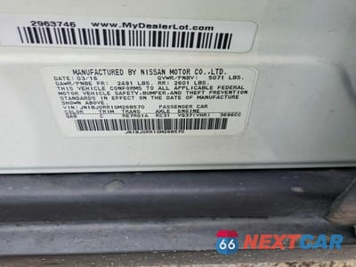 Zdjęcie 13 z 13 samochodu: 2016 INFINITI QX50 BASE VIN:JN1BJ0RR1GM268570 - miniatura