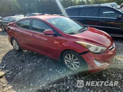 Czwarte zdjęcie samochodu z boku: 2015 HYUNDAI ELANTRA SE VIN:5NPDH4AE6FH632346 - miniatura