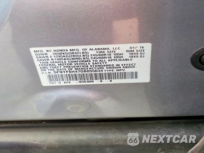 Zdjęcie 13 z 13 samochodu: 2016 HONDA PILOT EX VIN:5FNYF6H47GB055634 - miniatura