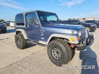 Czwarte zdjęcie samochodu z boku: 2001 JEEP WRANGLER / TJ SPORT VIN:1J4FA49SX1P338558 - miniatura