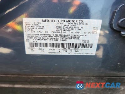 Zdjęcie 13 z 13 samochodu: 2025 FORD EXPLORER ST-LINE VIN:1FMUK8KH4SGB11265 - miniatura