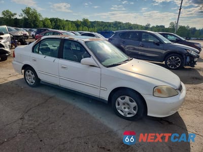 Czwarte zdjęcie samochodu z boku: 1999 HONDA CIVIC EX VIN:2HGEJ8640XH552195 - miniatura