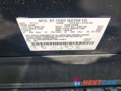Zdjęcie 12 z 12 samochodu: 2015 FORD EXPLORER XLT VIN:1FM5K8D89FGB77981 - miniatura