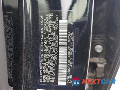 Zdjęcie 13 z 13 samochodu: 2023 TOYOTA PRIUS XLE VIN:JTDACAAU4P3008002 - miniatura