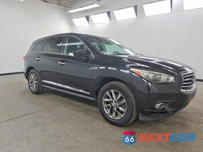 Czwarte zdjęcie samochodu z boku: 2013 INFINITI JX35 BASE VIN:5N1AL0MM6DC327317 - miniatura