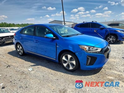 Czwarte zdjęcie samochodu z boku: 2018 HYUNDAI IONIQ ELECTRIC BASE VIN:KMHC75LH9JU027128 - miniatura