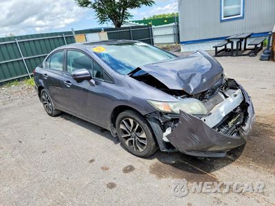 Czwarte zdjęcie samochodu z boku: 2015 HONDA CIVIC EX VIN:2HGFB2F83FH502309 - miniatura