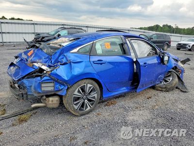 Trzecie zdjęcie samochodu z tyłu: 2017 HONDA CIVIC EX VIN:19XFC1E35HE019592 - miniatura