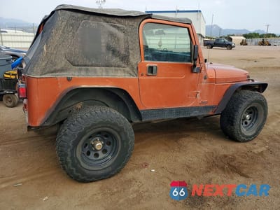Trzecie zdjęcie samochodu z tyłu: 2002 JEEP WRANGLER / TJ X VIN:1J4FA39S62P750472 - miniatura