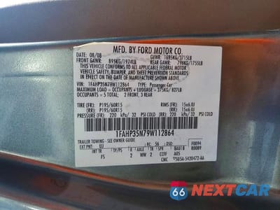 Zdjęcie 12 z 12 samochodu: 2009 FORD FOCUS SE VIN:1FAHP35N79W112864 - miniatura