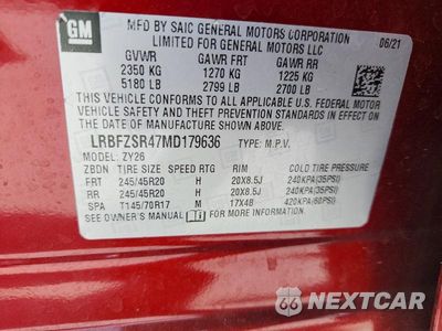 Zdjęcie 13 z 13 samochodu: 2021 BUICK ENVISION AVENIR VIN:LRBFZSR47MD179636 - miniatura