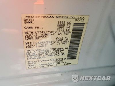 Zdjęcie 12 z 12 samochodu: 2021 NISSAN TITAN XD S VIN:1N6AA1FA0MN518719 - miniatura