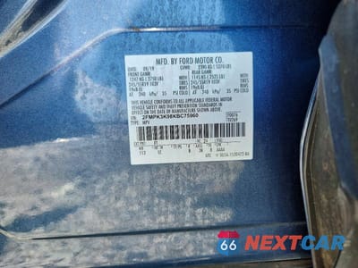 Zdjęcie 13 z 13 samochodu: 2019 FORD EDGE TITANIUM VIN:2FMPK3K98KBC75960 - miniatura