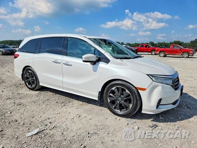 Czwarte zdjęcie samochodu z boku: 2022 HONDA ODYSSEY ELITE VIN:5FNRL6H92NB027357 - miniatura