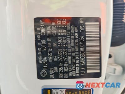 Zdjęcie 13 z 13 samochodu: 2021 GENESIS GV80 3.5T ADVANCED+ VIN:KMUHCESCXMU071054 - miniatura