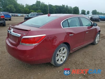 Trzecie zdjęcie samochodu z tyłu: 2011 BUICK LACROSSE CXL VIN:1G4GC5ECXBF178127 - miniatura