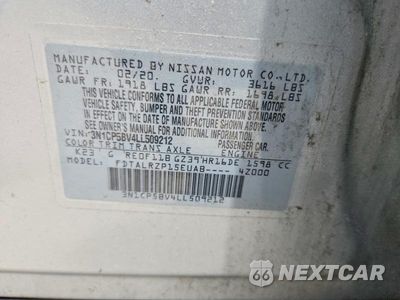Zdjęcie 12 z 12 samochodu: 2020 NISSAN KICKS S VIN:3N1CP5BV4LL509212 - miniatura