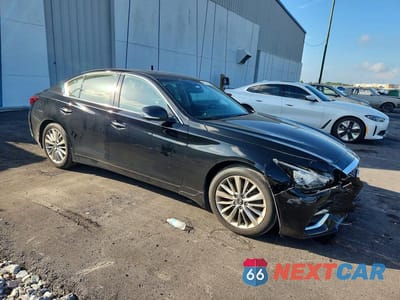 Czwarte zdjęcie samochodu z boku: 2021 INFINITI Q50 LUXE VIN:JN1EV7BP7MM700903 - miniatura