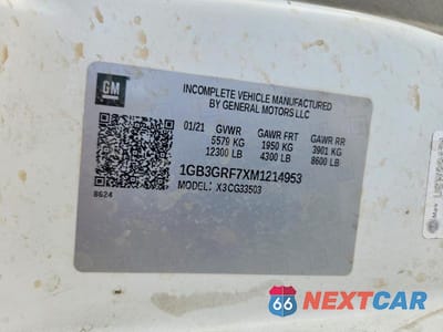 Zdjęcie 13 z 13 samochodu: 2021 CHEVROLET EXPRESS G3500 VIN:1GB3GRF7XM1214953 - miniatura